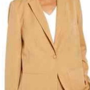 Universal Standard All Day Blazer in Camel, Size S (14/16)
